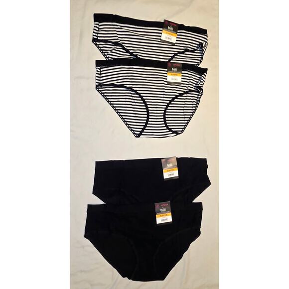Bundle Four Pairs NWT Large Hipster Panties No Boundaries - Picture 1 of 4